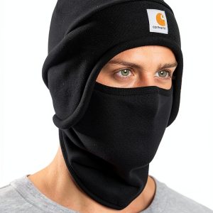 Carhartt Fleece Hat with Ear Flaps for Men-0